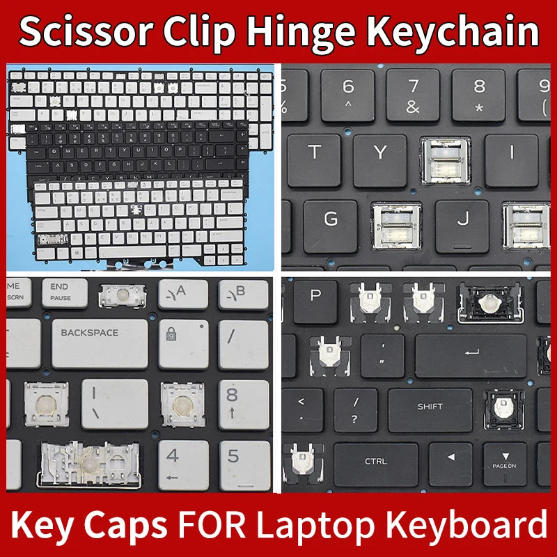 Replacement for Dell Alienware M17 R5, M15 R7, Alienware M16 R1 R2 X14 X15 X16 R1 R2 X17 R1 R2 Laptop Keyboard KeyCap & Hinge  Dell Laptop repair parts