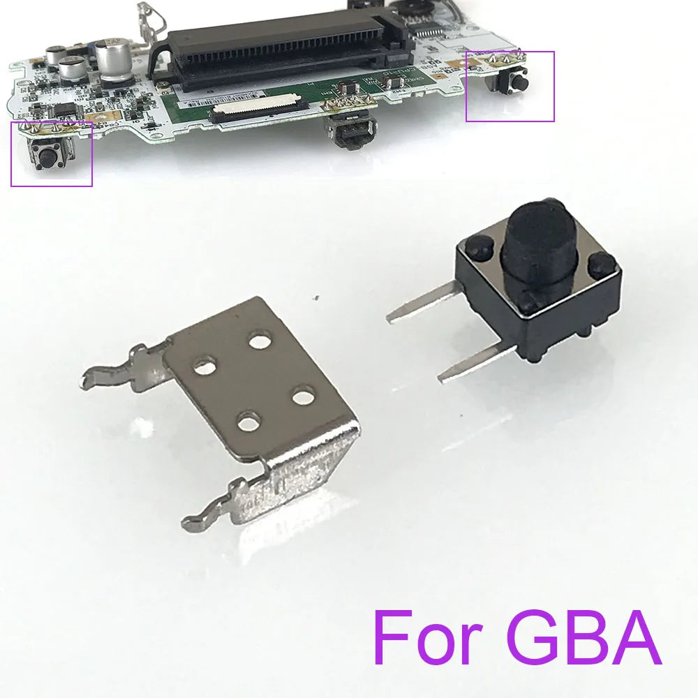 1-10set For GBA Micro Switch Shoulder Trigger L R Key Button For GameBoy Advance GBA Micro Switch Game console repair parts