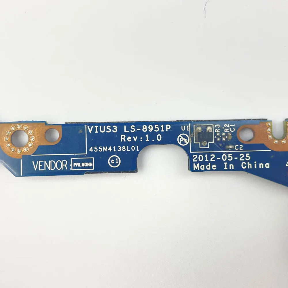 For Lenovo IdeaPad S300 S310 S400 S405 S410 S415 S40-70 M30-70 Laptop Switch Power Button Board with Cable Repairing LS-8951P Lenovo laptop repair parts