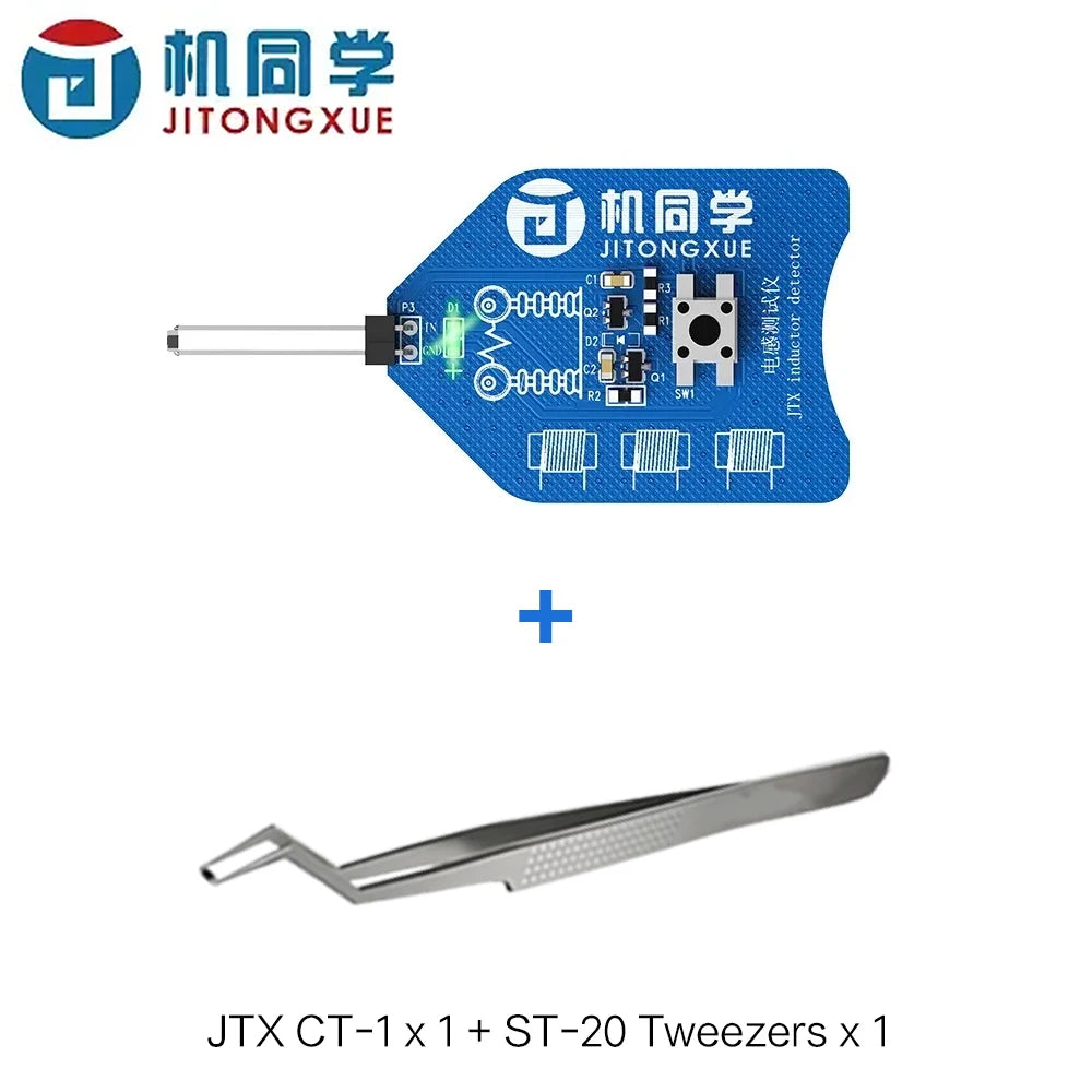 JTX Coil Tester CT-1 Motherboard for PC Repair Electromagnetic Induction Quick Fault Check Coil Tester Inductor Detector Tools Professional Repair Tools