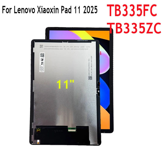 11" Tablet LCD For Lenovo Xiaoxin Pad 11 2025 TB335FC TB335ZC Lcd Display Touch Screen Digitizer Assembly Lenovo tablet repair parts