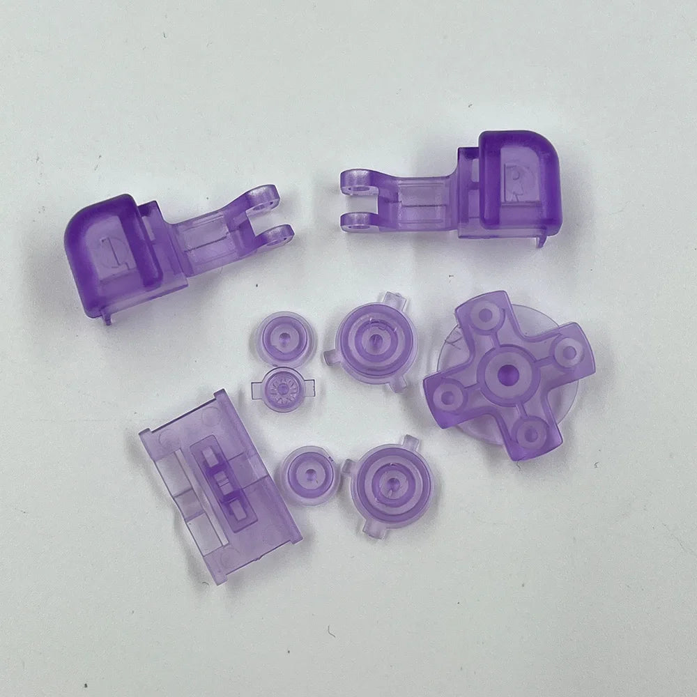 1-5sets Replacement Clear A B, L R, D-PAD Buttons for Nintendo Gameboy Advance SP GBA SP Game console repair parts