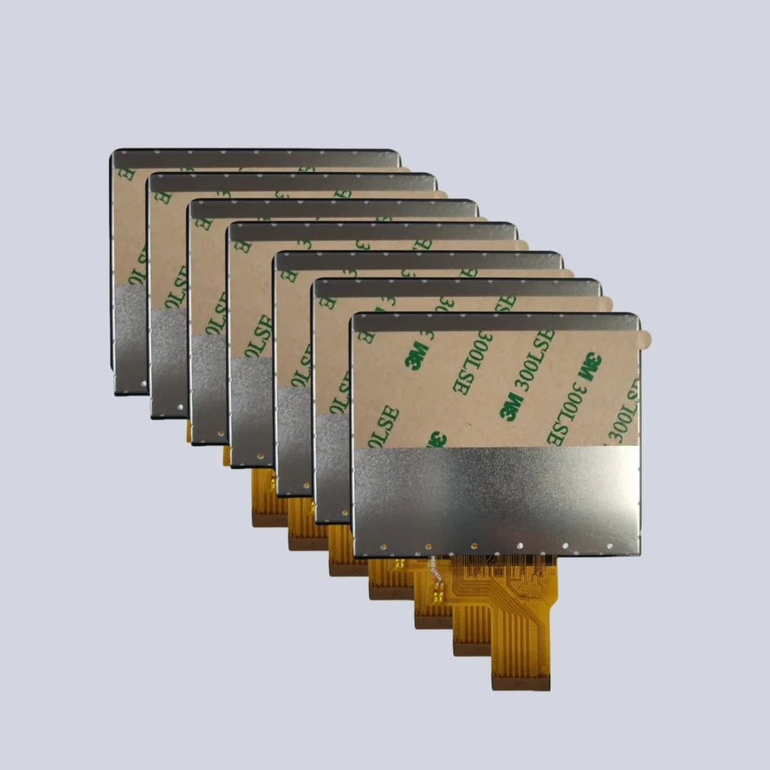 New 3.5-inch LCD Screen Display for R35S R36S Game Console HL-PGDM035HD-C-V2 Replacement Part - with Cover Plate Game console repair parts