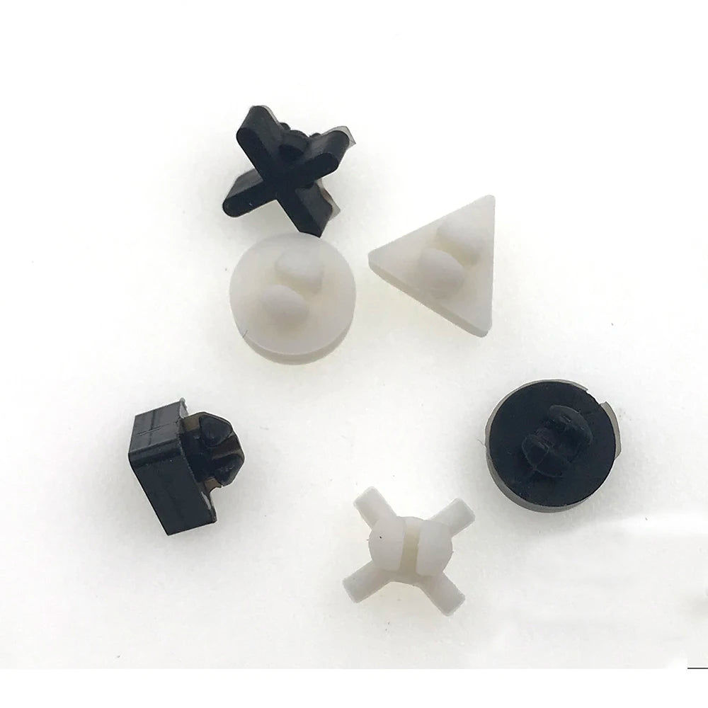 1-20set White Black Replacement Non Slip Silicon Feet Pads Bottom Cover For Sony PS4 Slim & Pro 10XX/1200 Rubber Feet Cover Game console repair parts