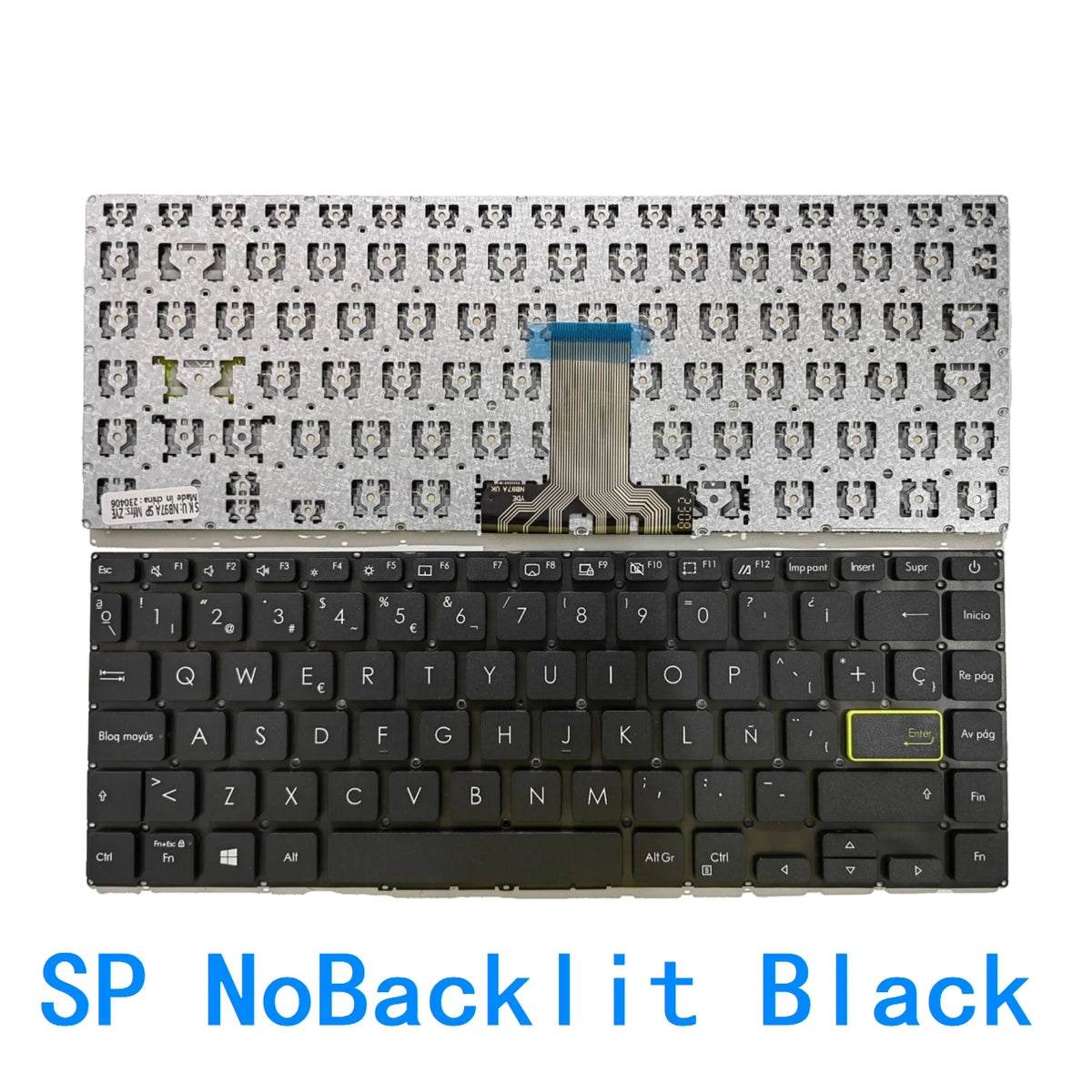 New US Russian Spanish language  Backlit Keyboard For ASUS Redolbook 14S S433 X421 S4600 V4050F E410M M4600I ASUS laptop repair parts