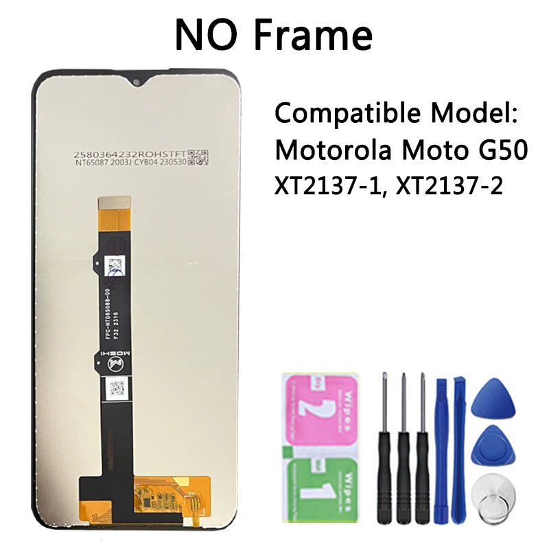 OEM G Series Screen for Motorola Moto G10 G20 G30 G50 5G G60 G60S G100 LCD Display Touch Screen Digitizer Replacement Motorola phone repair parts