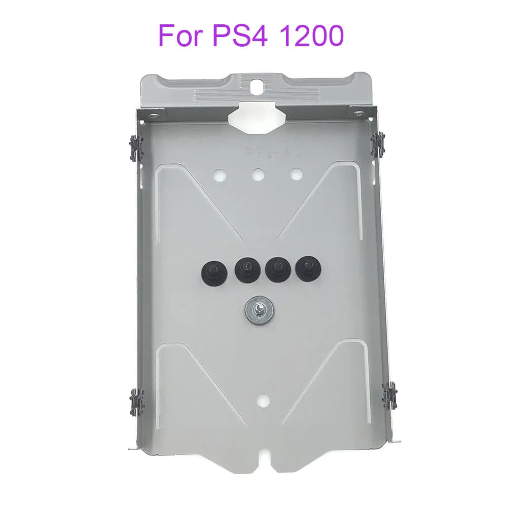 For PS4 1000 1100 1200 Slim Pro Hard Disk Drive Bracket for PS3 Slim 2500/3000 PS3 4000 HDD Metal Frame With Screws Game console repair parts