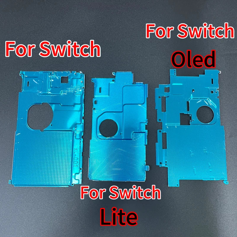 1Piece for Nintendo Switch Aluminum Metal Back Plate Shell for Switch Lite Oled Middle Metal Heat Sink Part  Game console repair parts