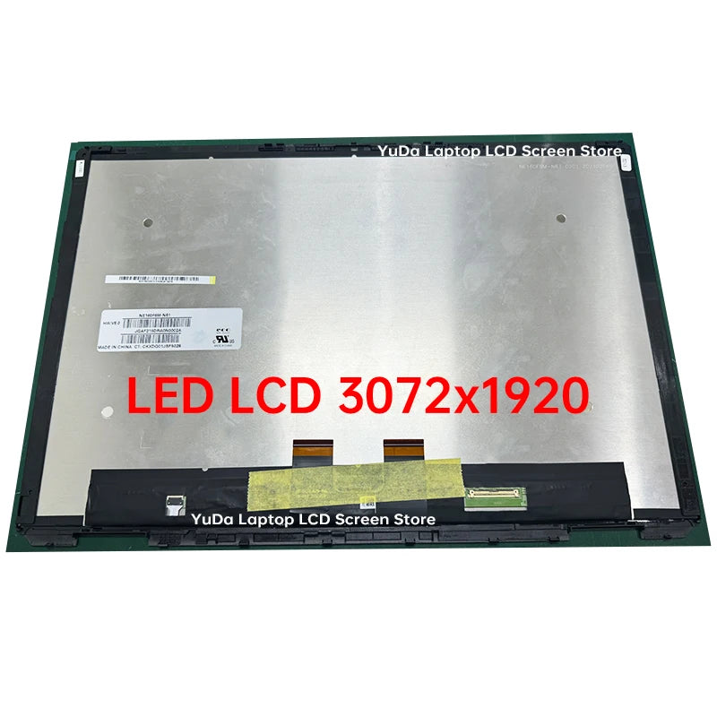16 Inch Laptop LCD Touch Screen For HP Spectre x360 2-in-1 16-f Display Digitizer + With Frame Assembly Replacement HP laptop repair parts