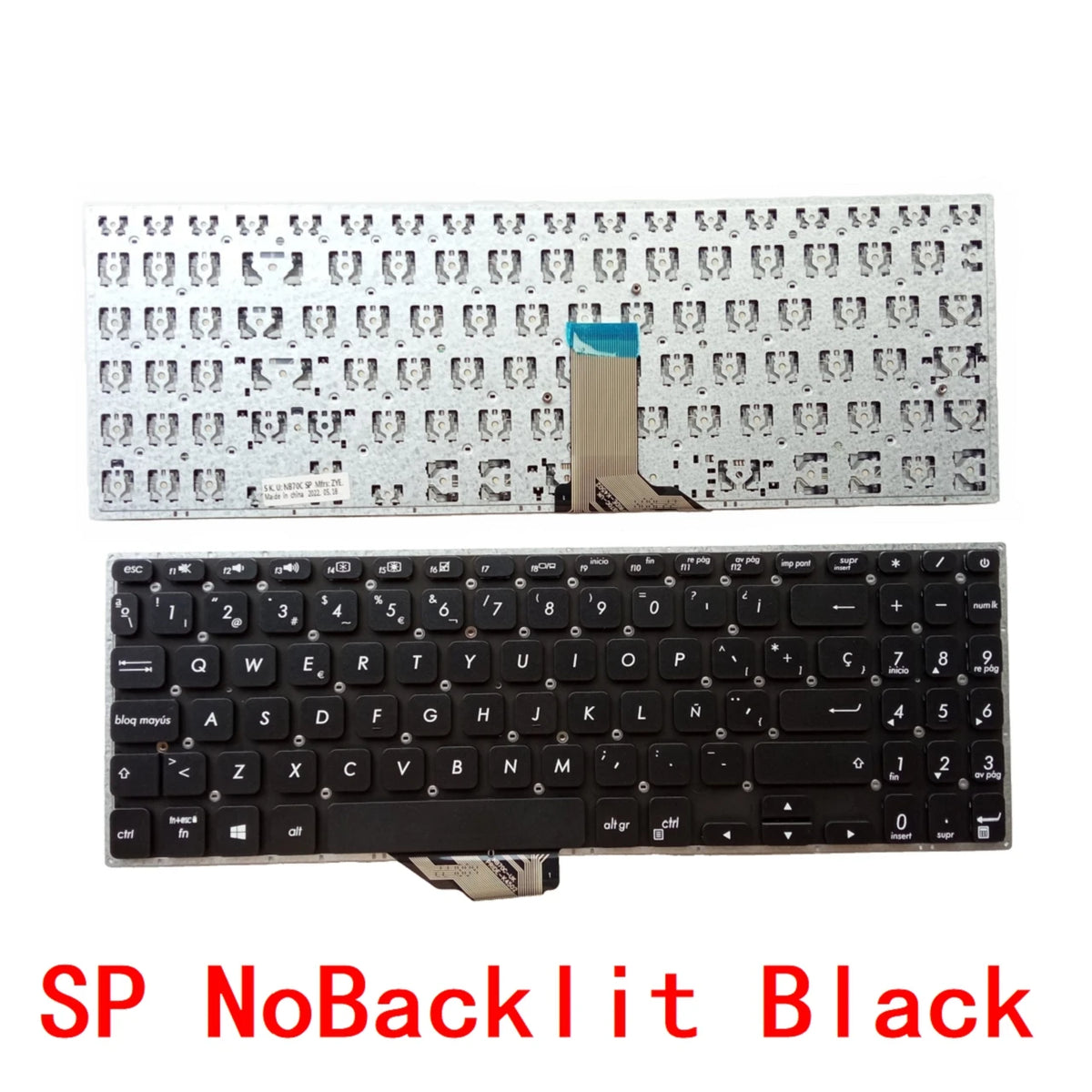 New US Russian Spanish Laptop Backlit Keyboard For ASUS vivobook S530 S15 S530U S530F S530UF S530FA S530FN X530M X530 S5300 ASUS laptop repair parts