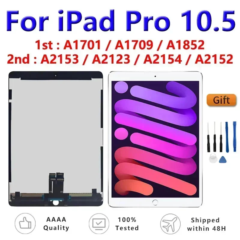 OEM LCD For Apple iPad Pro 10.5 1st 2nd 2017 A1701 A1709 A1852 iPad Air 2019 A2153 A2123 A2154 Display Touch Screen Assembly  iPad repair parts