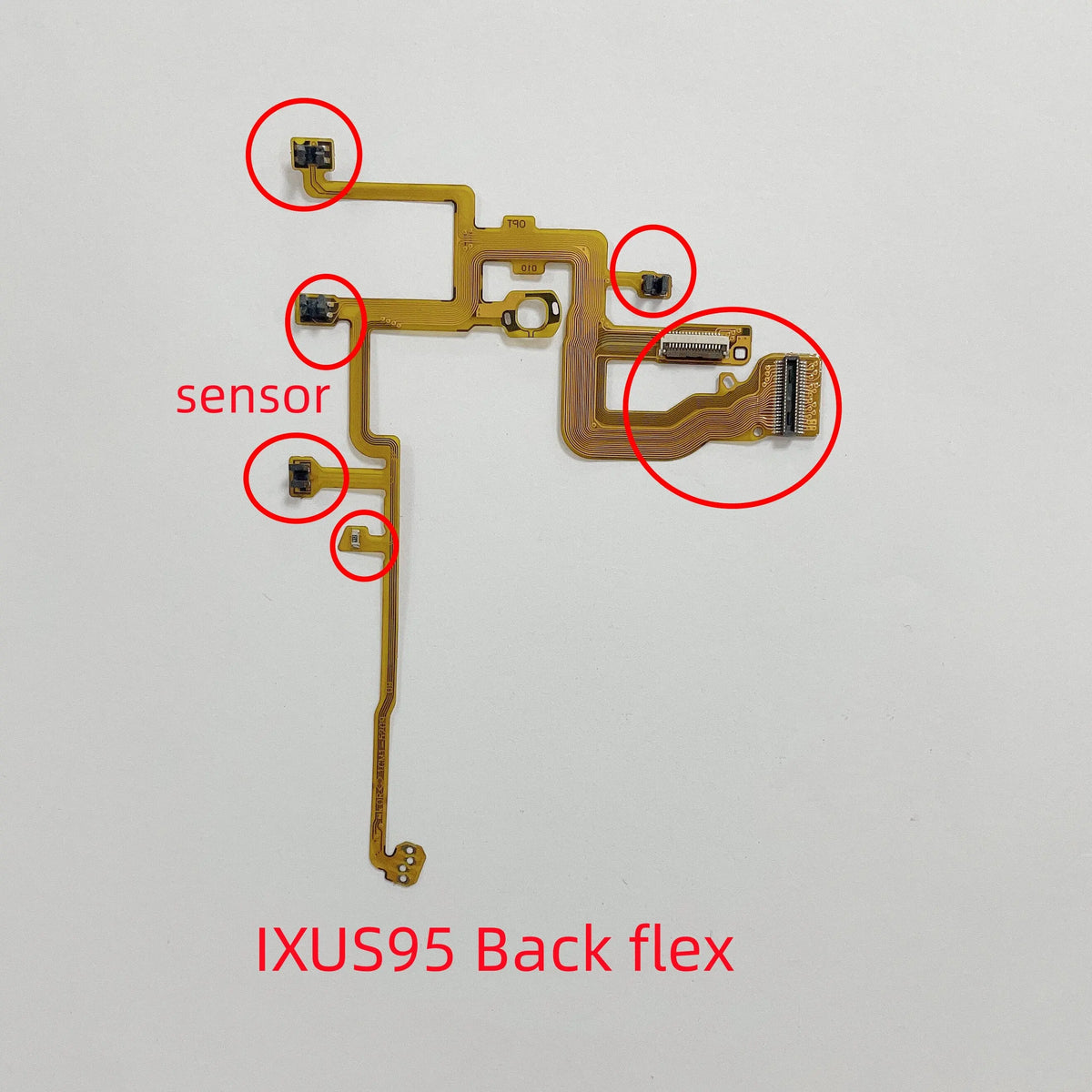 New IXUS95 LENS Back Flex Cable With Sensor and IC For Canon IXUS95 Camera Lens Cable Digital Camera repair parts