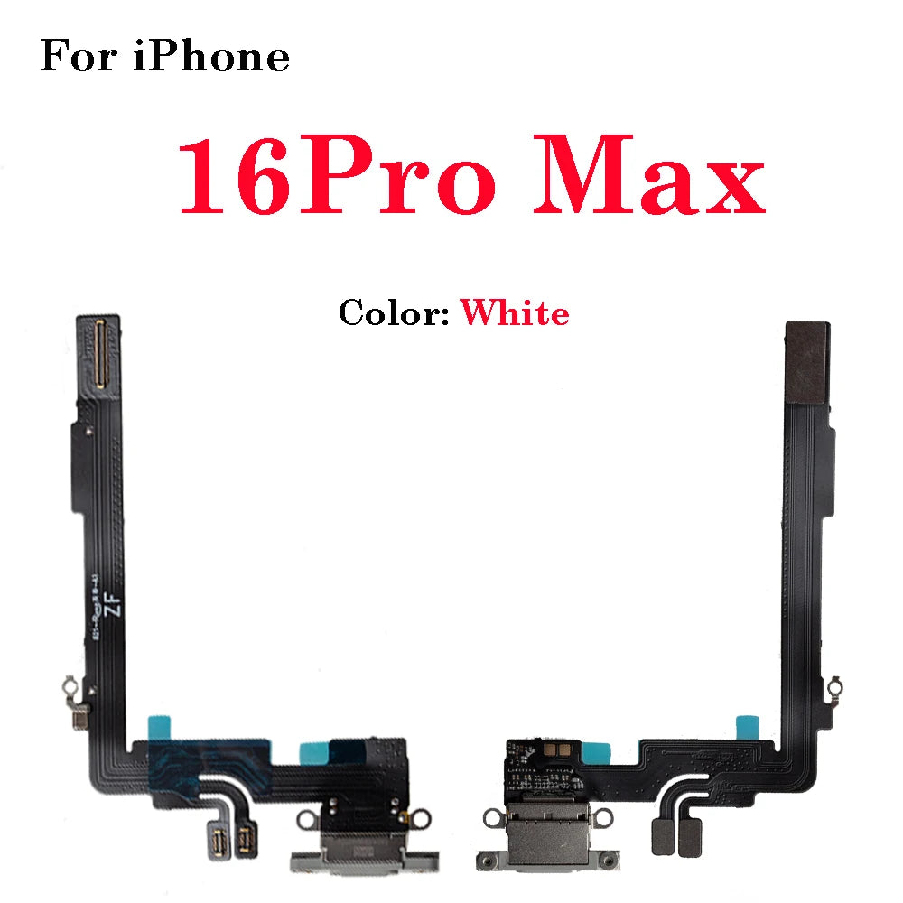 1Pcs New Brand For iPhone 16 15 Plus16 15 Pro Max Dock Charging Port Flex Cable USB Charger Connector Replacement Part iPad tablet repair parts