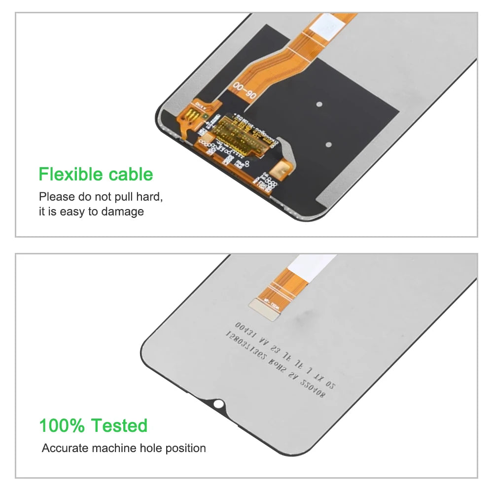 6.56" For Oppo A38 Lcd Display Digital Touch Screen with Frame for Oppo A38 CPH2579 LCD Screen Display Replacement Parts OPPO phone repair parts