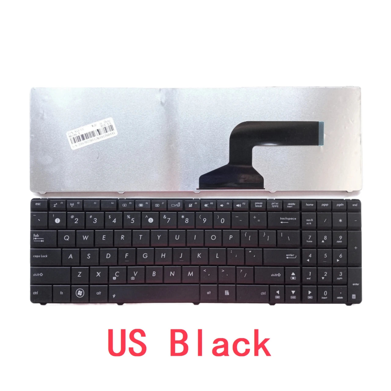 New US Russian Spanish Arab Laptop Keyboard For ASUS N61 N53 N73 G60 G51 G53 G72 K53 K73 K52 K72 X52 X55 X53 X54 X61 X75 P53 B53  ASUS laptop repair parts