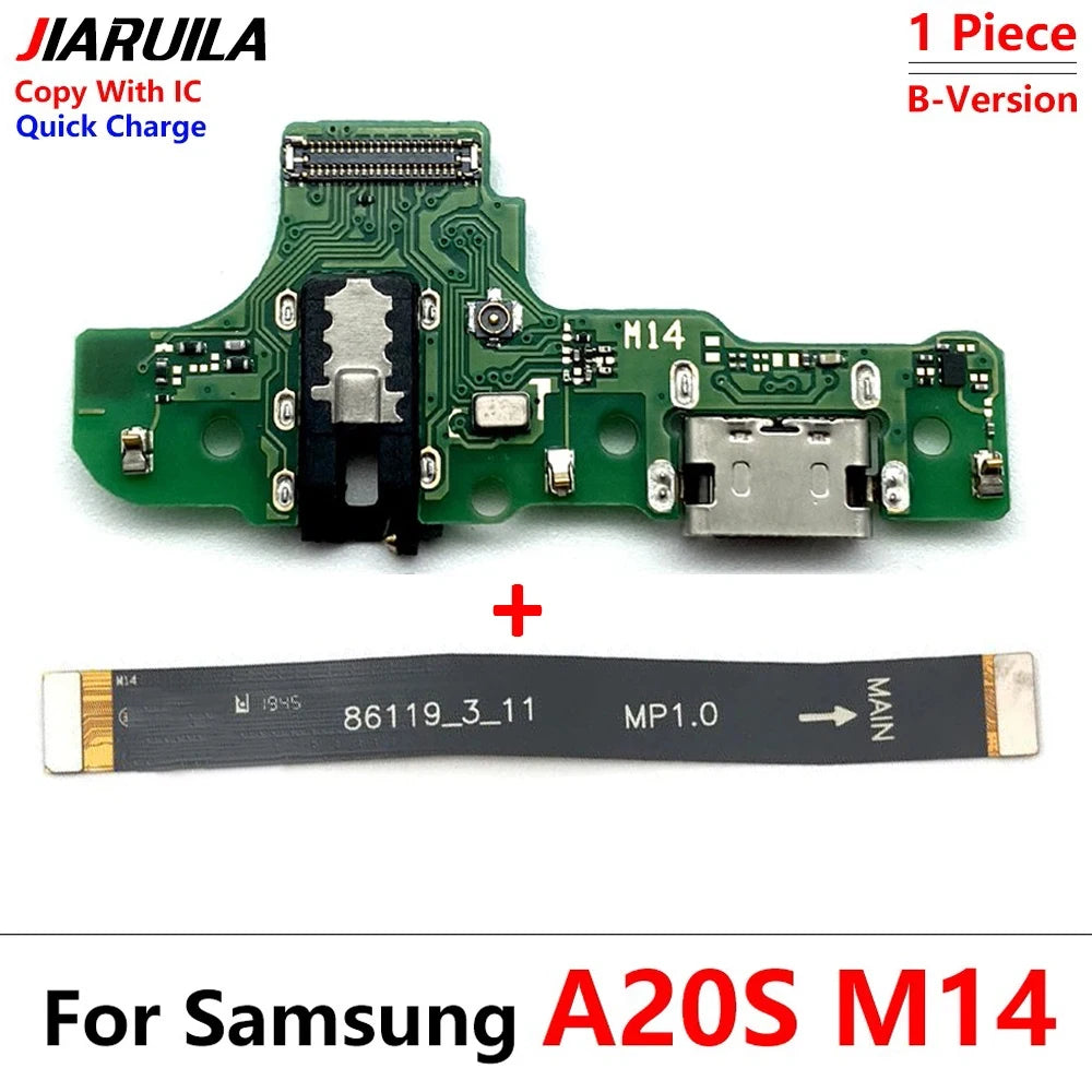10Pcs, USB Charger Charging Dock Port Connector Main Flex Cable For Samsung A10 A20 A30 A50 A70 A31 A51 A71 A10s A20s A30s A21s Samsung phone repair parts