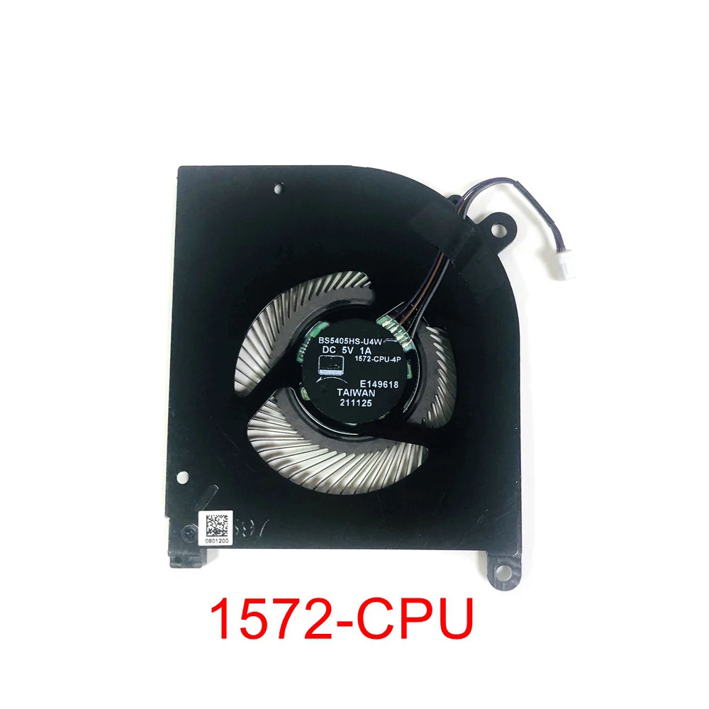 New Laptop CPU GPU Cooling Fan Cooler BS5405HS-U4W BS4505HS-U5C for MSI Creator Z16 MS-1571 1571 MS-1572 1572-CPU-4P MSI laptop repair parts