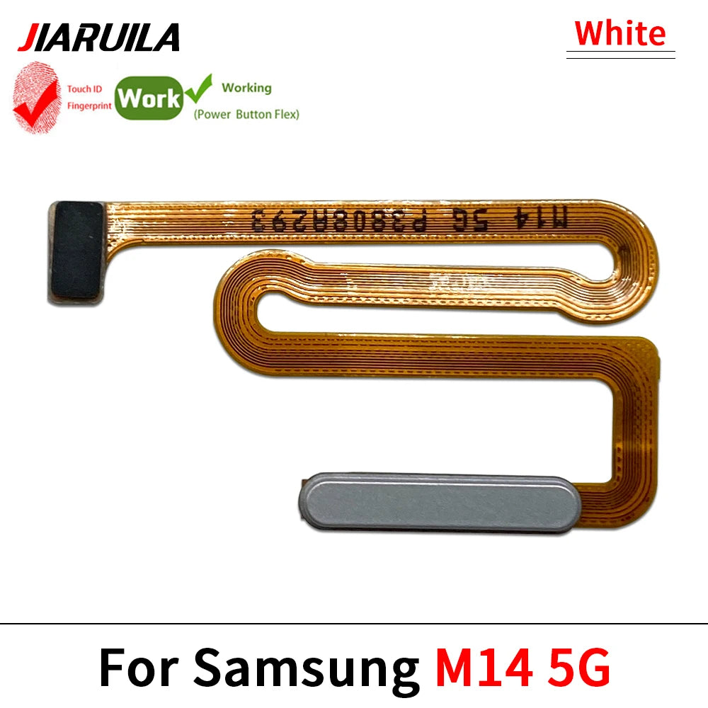 Home Button FingerPrint Touch ID Sensor Flex Cable For Samsung M22 M52 M62 M23 M14 M51 M31s 4G 5G Replacement Parts Samsung phone repair parts
