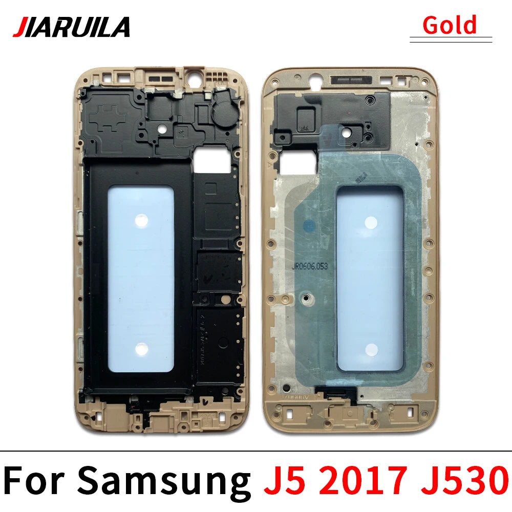 Middle Frame Front Bezel Cover Chassis Housing Back Plate LCD Holder For Samsung J4 J5 J6 J7 Prime Plus Core 2017 J530 J730 J610 Samsung phone repair parts