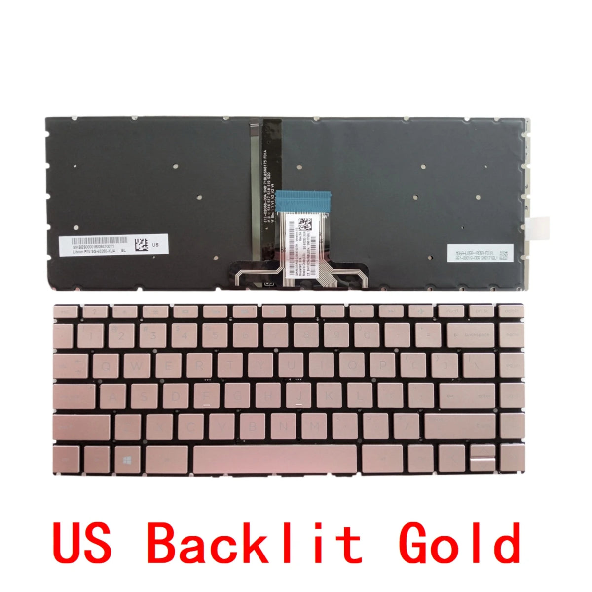 New US Russian Laptop Backlit Keyboard For HP Pavilion X360 14-CD 14-CE 14-CM 14-DA 14-DK 14-CK 14-CC 14M-CD 14-DQ 14T-CD  HP laptop repair parts