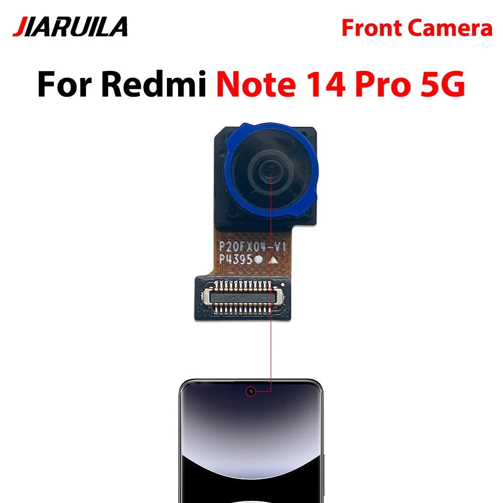 Back Rear Camera Big Main Camera Front Camera Flex Cable For Xiaomi Redmi Note 14 Pro 4G 5G  Xiaomi  Xiao mi phone repair parts