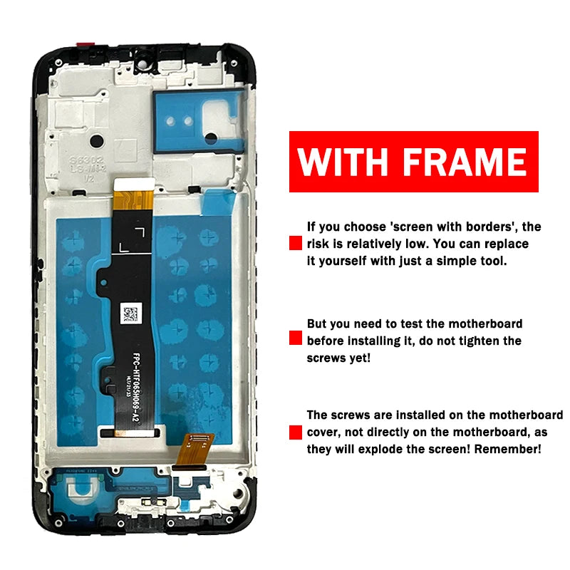 6.5" inch For Motorola Moto E7 Lcd Display Touch Digitizer Assembly For Moto E7 E7i Power LCD PAMH0001IN XT2097-13 Diaplsy Motorola phone repair parts