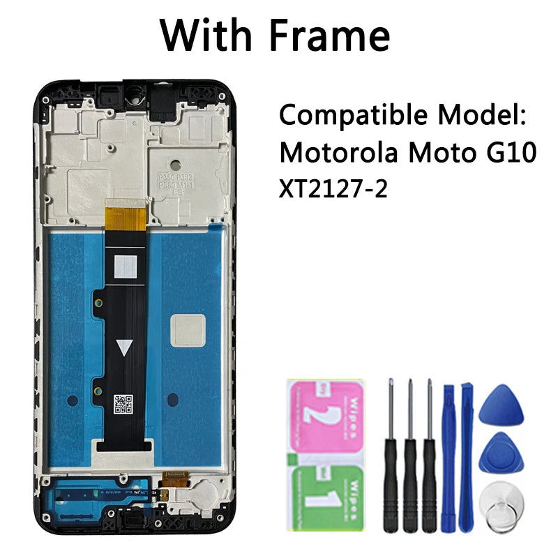 OEM G Series Screen for Motorola Moto G10 G20 G30 G50 5G G60 G60S G100 LCD Display Touch Screen Digitizer Replacement Motorola phone repair parts