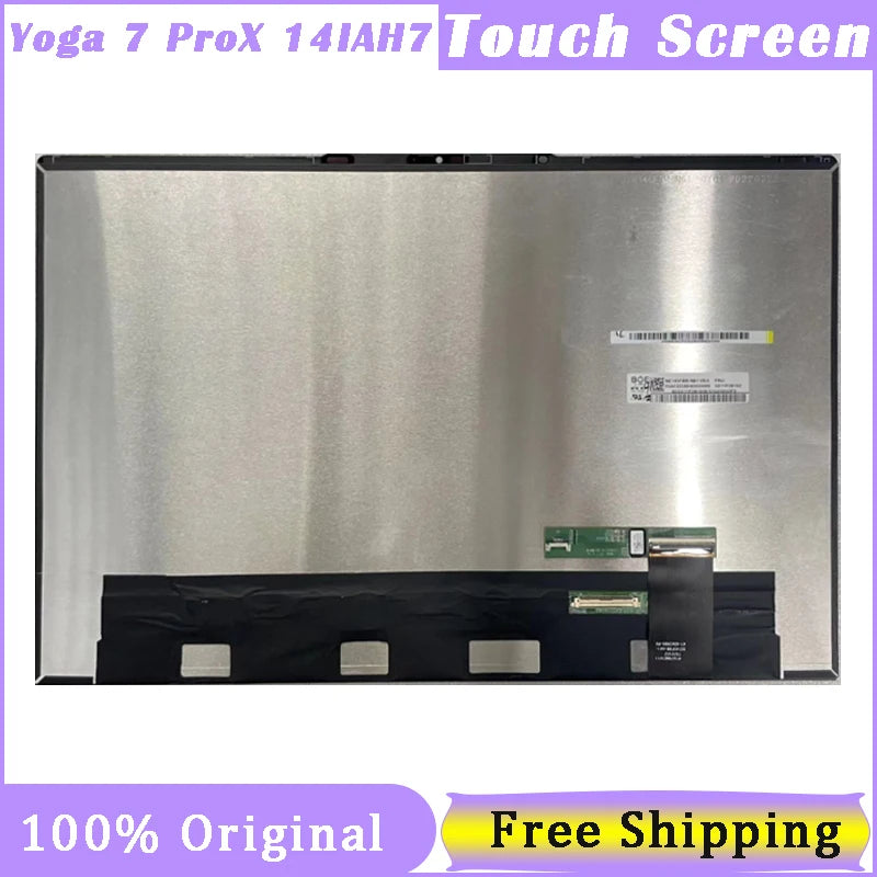 14 Inch Touch Screen For Lenovo Yoga Slim 7 ProX 14IAH7 3072x1920 5D10S39880 5D10S39881 5D10S39882 Display Panel Assembly Lenovo laptop repair parts