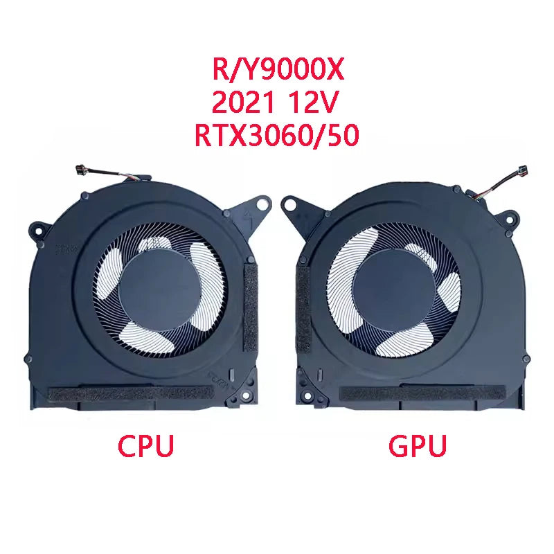 NEW ORIGINAL Laptop CPU GPU Cooling Fan For Lenovo Legion R9000X Y9000X 2021 2022 S7-15ACH6 5V 12V Lenovo laptop repair parts