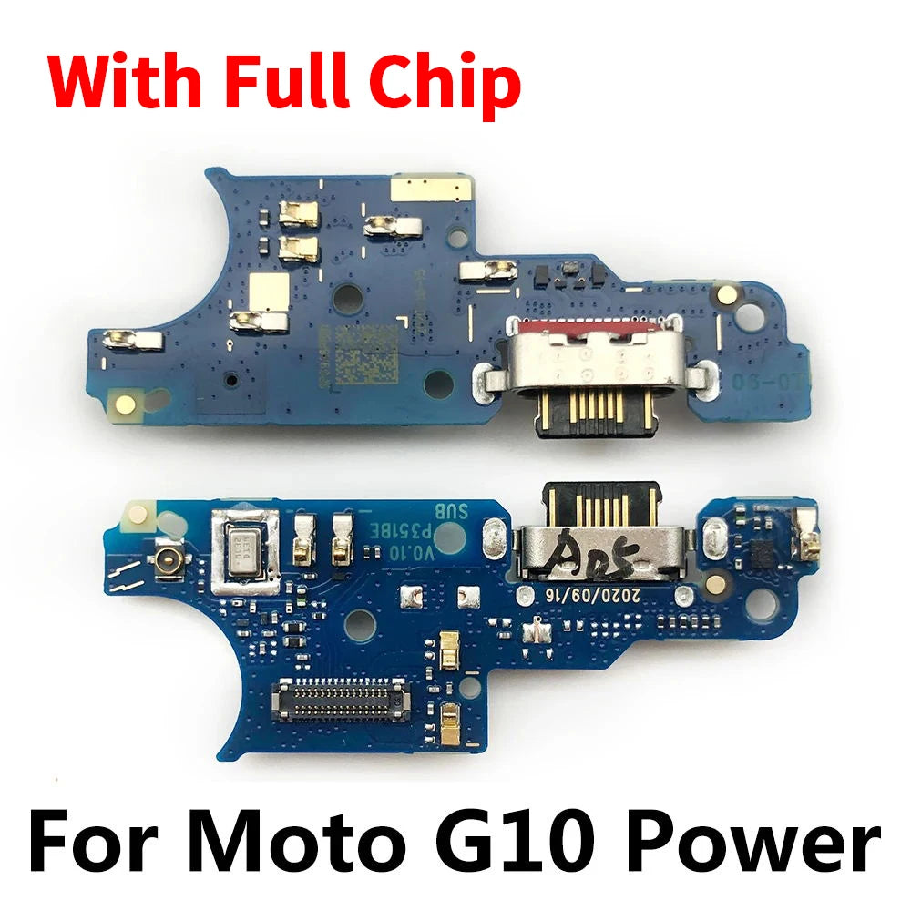 New For Moto G10 G20 G30 G50 G31 G41 G71 G60s G51 G22 G72 5G USB Charge Port Jack Dock Connector Charging Board Flex Cable Motorola phone repair parts