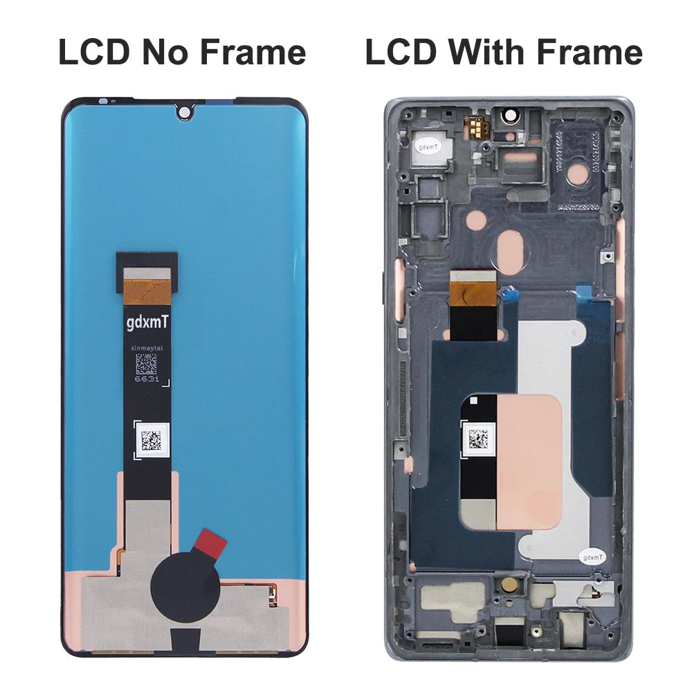 For LG Velvet 5G G900 LCD Touch Screen For LG G9 ThinQ LMG910EMW G900 LM-G900N Display With Frame Replacement Parts 100% Tested LG phone repair parts
