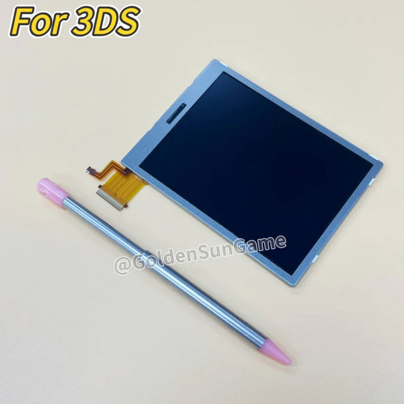 Replacement Display LCD Screen for 3DS Game Console Bottom Lcd Screen with touch Stylus Pen for Old 3DS bottom Repair  Game console repair parts