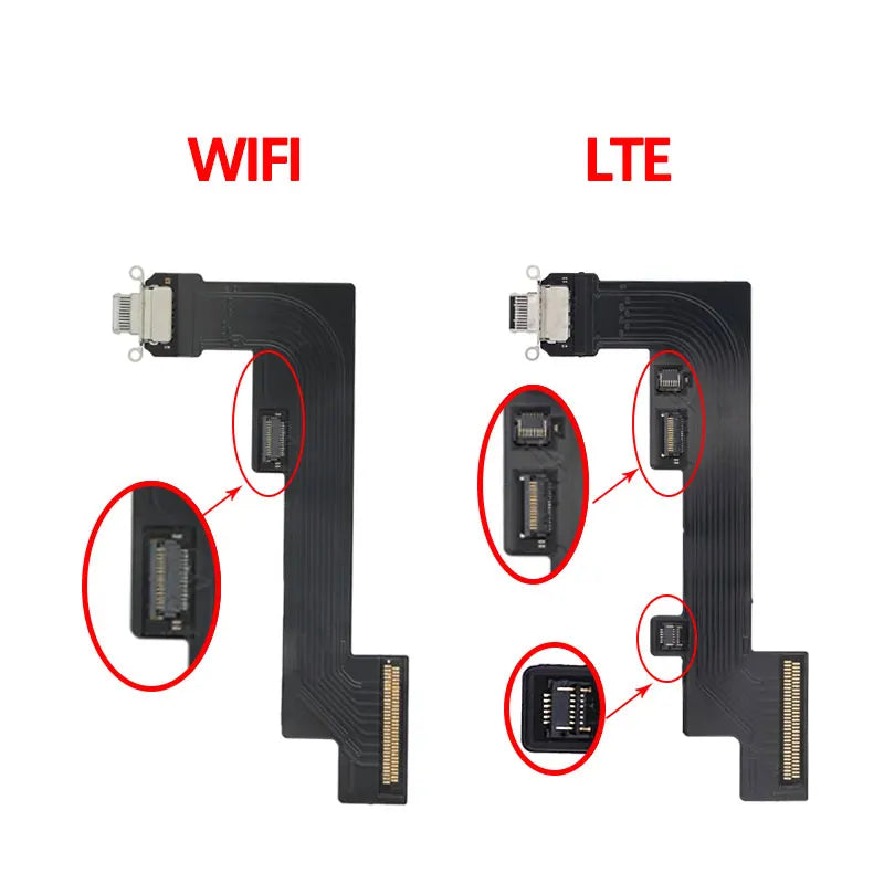 USB Charging Dock Port For Apple iPad Air 4 2020 A2324 Air 5(2022) A2589 Connector Charging Port Cable Charger Flex Board Module  iPad repair parts