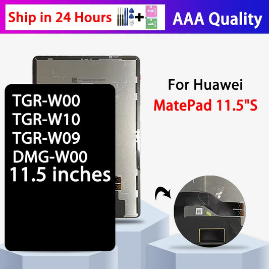 11.5"New For Huawei MatePad 11.5"S TGR-W10 LCD Display Touch Screen Digitizer TGR-W00 TGR-W09 DMG-W00 LCD Replacement Tablet repair parts