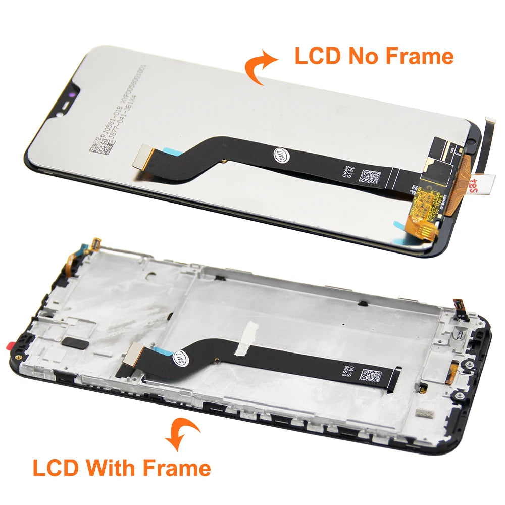 5.84" Mi A2 Lite Screen For Xiaomi Mi A2 Lite Lcd Display Touch Screen Digitizer Assembly With Frame For Redmi 6 Pro Redmi6 Pro Xiaomi phone repair parts
