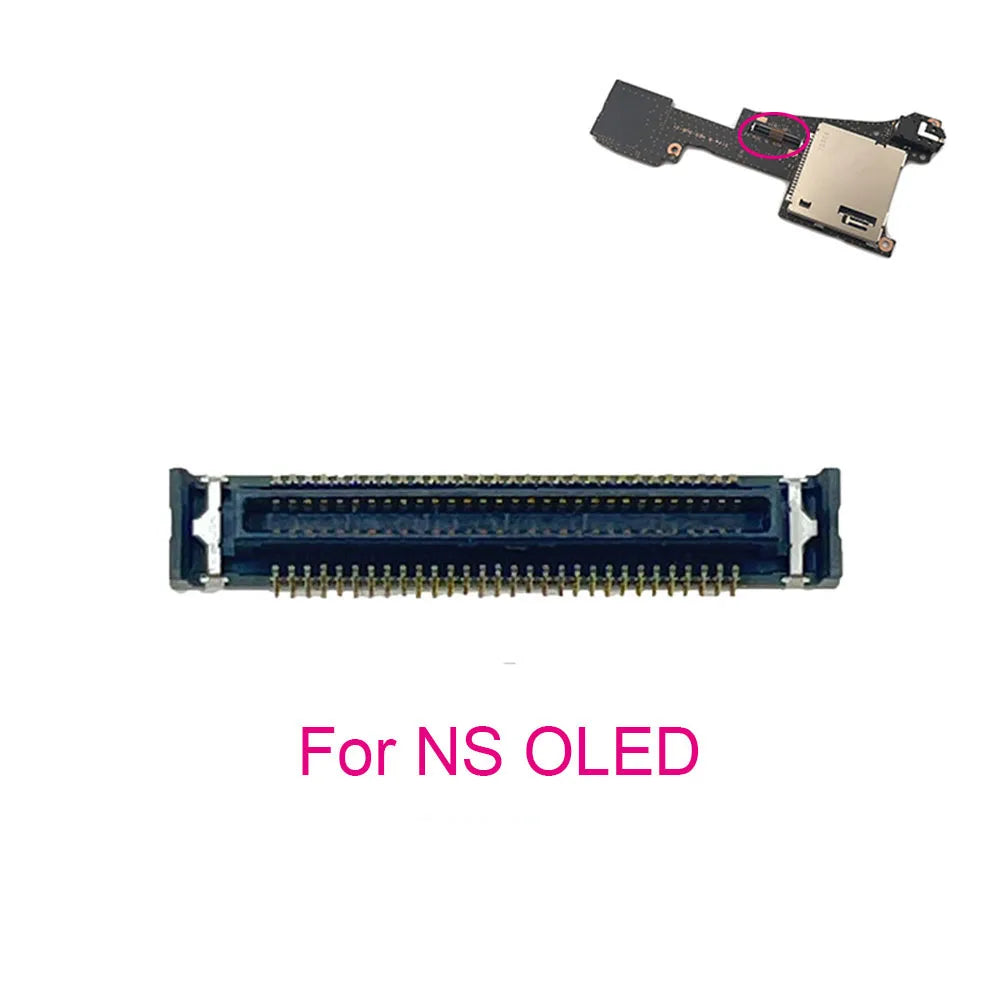 1-5pcs For Nintend Switch OLED Audio Game Cartridge Micro SD Card Reader For Switch Lite Game Card Slot Socket Headphone Board Game console repair parts
