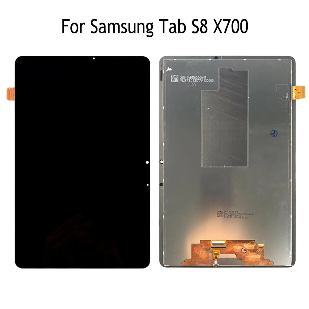 11.0" High Quality For Samsung Tab S8 LCD Display X700 SM-X700 X706 X706B X706U X706N LCD Touch Screen Digitizer Assembly Tablet repair parts
