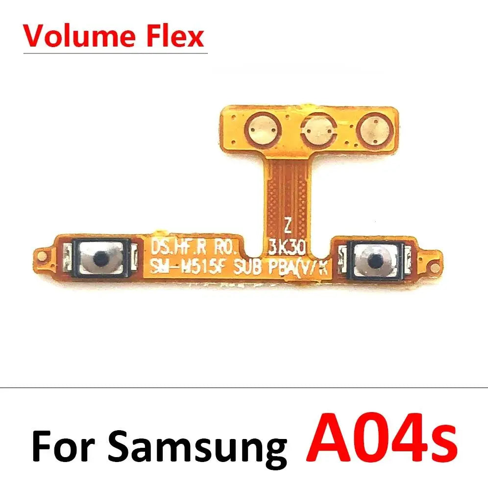 For Samsung A04 A04s A04E A14 4G 5G A145 A145F A145P A146 A146P A146B Power Switch On Off Button Volume Key Button Flex Cable Samsung phone repair parts
