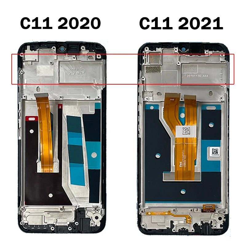 Tested C11 LCD For OPPO Realme C11 2020 LCD RMX2185 Display Touch Screen Digitizer Assembly For Realme C11 2021 LCD RMX3231  Oppo phone repair parts