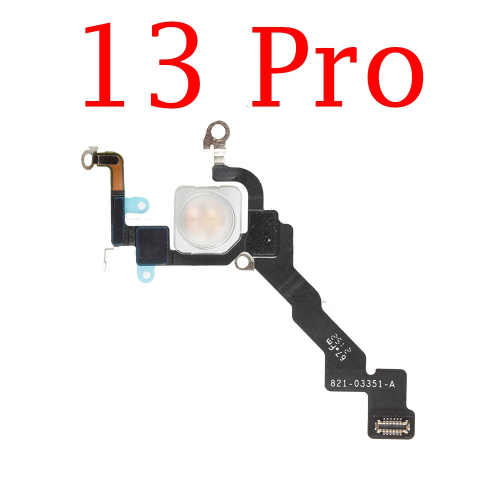 1pcs LED Flash Light Sensor Flex Cable For iPhone 12 14 Plus 13 Pro Max 11 Proximity Distance Ambient Parts iPhone phone repair parts