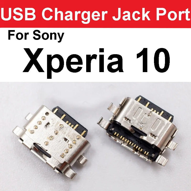 Micro USB Charging Port For Sony Xperia 1 5 8 10 10 Plus Xperia 1 II 5 II 10 II Mini Tpye C USB Charger Dock Connector Parts Sony phone repair parts