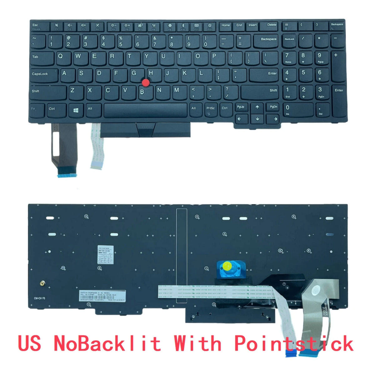New US Russian Spanish Latin Arab Brazil Backlit Keyboard For Lenovo Thinkpad E580 E585 E590 E595 T590 L580 L590 P52 P72 P53 P73 Lenovo laptop repair parts