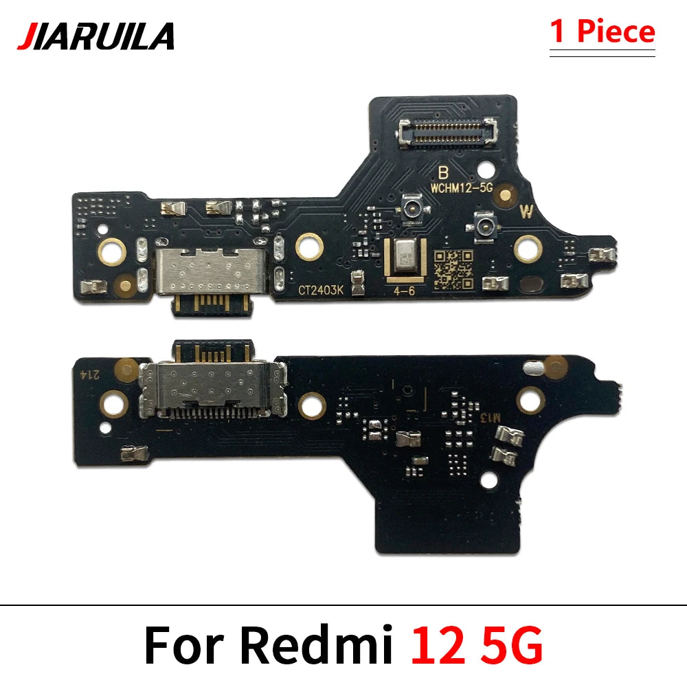 USB Charging Port Micro Dock Connector Board Flex Cable For Xiaomi Redmi 6 6A 7 7A 8 8A 9 9A 9C 10 10A 10C 12 12C 13C 4G 5G  Xiaomi  Xiao mi phone repair parts