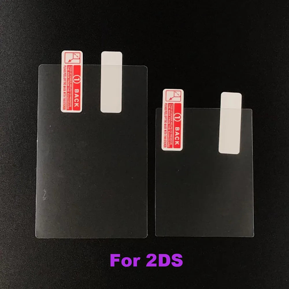 1-10set For 2DS New 3DS XL Top Bottom Clear Protective Film For Nintendo DSi NDSi XL GB GBA GBC GBM LCD Screen Protector Skin Game console repair parts