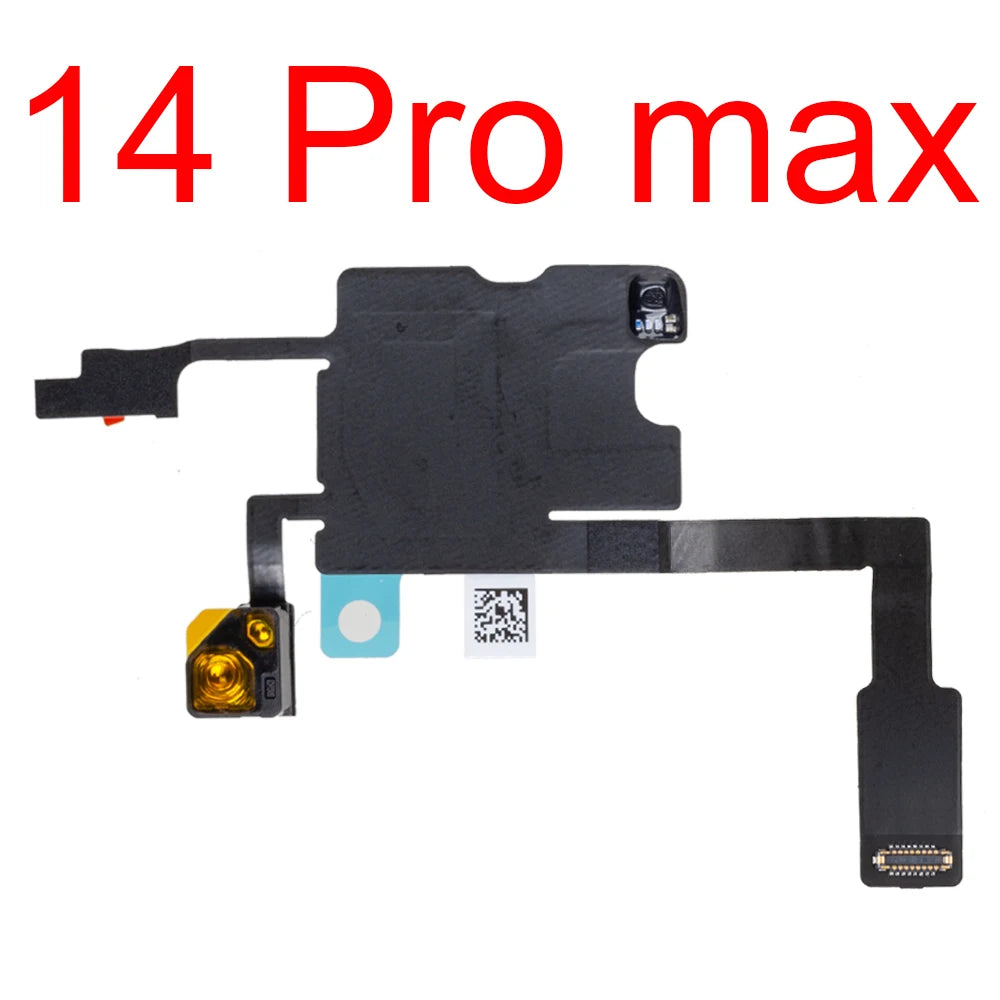 New Front Ear Earpiece Speaker Proximity Light Sensor Flex Ribbon Cable For IPhone 13 14 15 16 Pro Max Plus Mini iPhone phone repair parts
