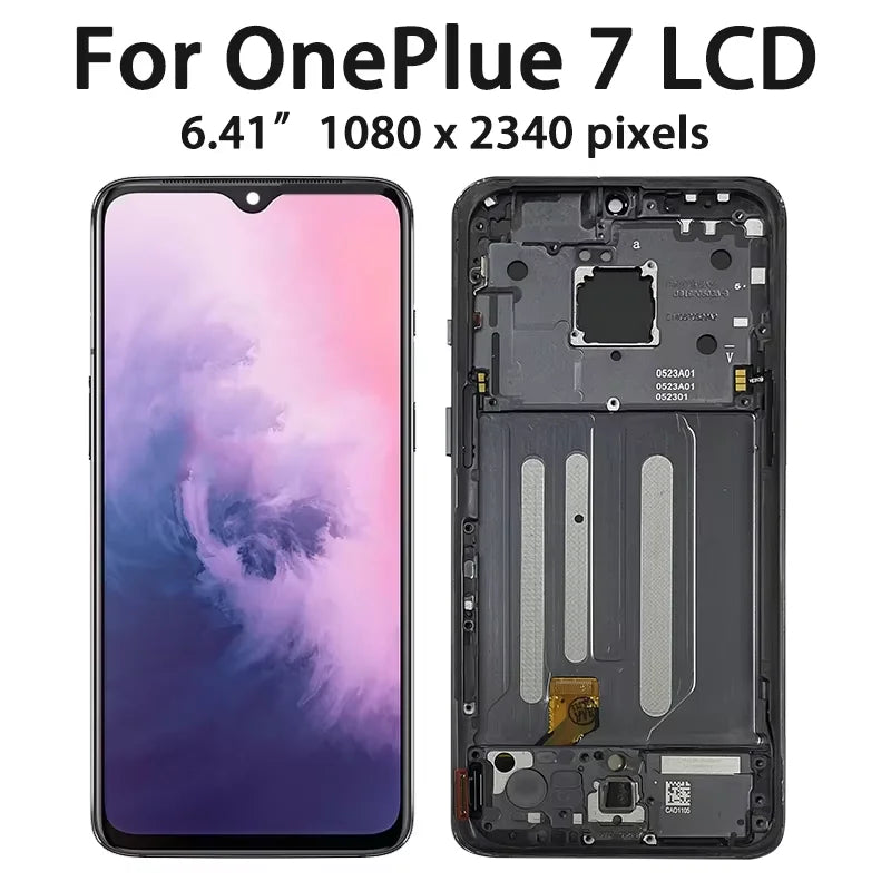 6.41''AMOLED For OnePlus 7 1+7 LCD Display Touch Screen Digitizer Assembly GM1901 GM1900 GM1905 GM1903 Display Replacement  OnePlus phone repair parts
