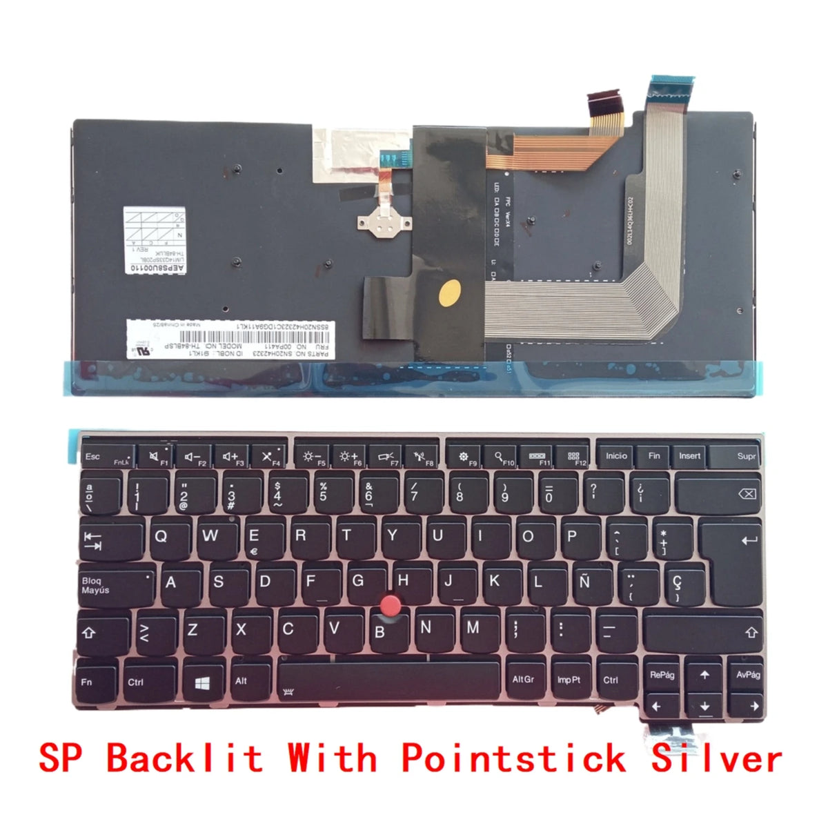 New US Russian Spanish Latin Brazil Laptop Backlit Keyboard For Lenovo Thinkpad 13 S2 2nd T460s 01YR088 Lenovo laptop repair parts