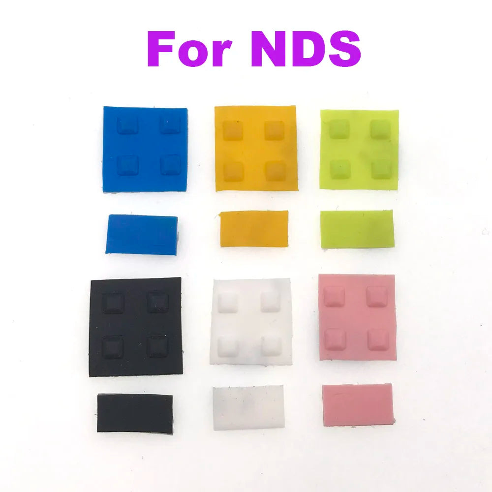 1-3-10set Rubber Screw Cap Cover Set Replacement For NDS Game Console Screw Feet Rubber Pad Game console repair parts