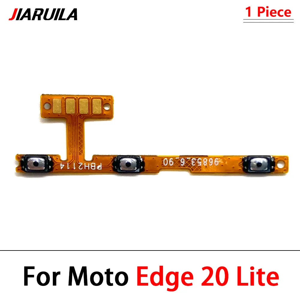 Power On Off Volume Button Flex Cable For Motorola Moto Edge 20 30 40 50 Pro Lite 30 Neo Ultra Fusion Plus Motorola phone repair parts