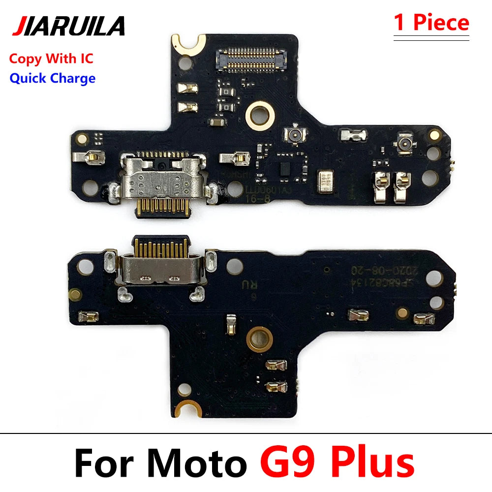 10Pcs/Lot, Dock Connector Micro USB Charger Charging Port Flex Cable Microphone Board For Moto G4 G5 G9 G8 G7 G6 Play Plus Power Motorola phone repair parts